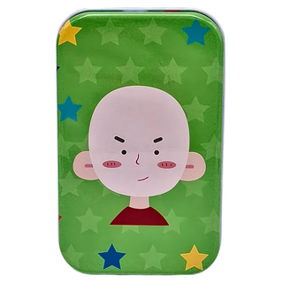 娃娃國 磁性創意鐵盒-表情男孩, 3歲以上 木質磁鐵玩具, 1組