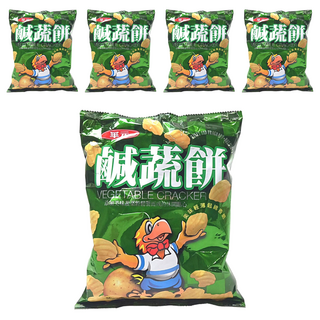 華元 鹹蔬餅, 82g, 5包