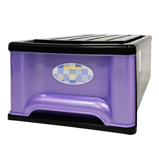KEYWAY 抽屜整理箱 20L KB855 1450g, 紫色, 1個