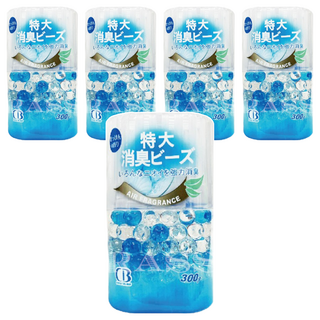 CB 特大型消臭珠, 晨露清香, 300g, 5罐