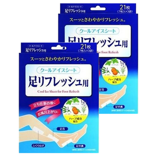 SANKO Okudake Kyuchaku 清涼舒緩足貼 Set 21枚, 2盒
