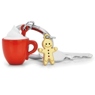 Metalmorphose 鑰匙圈 薑餅人造型, 1個, 熱巧克力