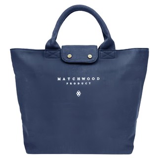 matchwood Vintage托特包 TB-004-NY 海軍藍 帆布手提包