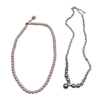 Sayaka 紗彌佳 珍珠項鍊 日本輕奢柔美水晶珍珠系列疊戴設計