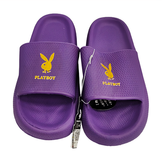 PLAYBOY 厚底拖鞋, EVA防滑鞋底, 260mm, 紫色
