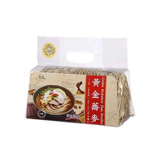 玉民 台灣黃金蕎麥麵, 自然栽培, 無農藥, 無防腐劑, 無人工色素, 古老手工日曬製程, 600g, 1包