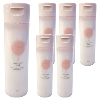 BCL momo puri 彈潤蜜桃保濕修護乳液，含乳酸菌、蜜桃神經醯胺, 150ml, 6瓶