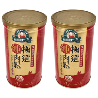 得意的一天 極選肉鬆, 3無添加, 嚴選台灣後腿豬肉, 葵花油拌炒, 180g, 2罐