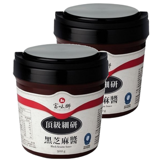富味鄉頂級細研黑芝麻醬 900g, 2罐