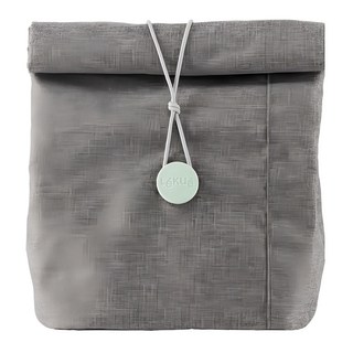 LeKue 便當保溫袋/保冰袋/野餐包 4L 灰色 - 保溫保冷、輕巧便攜, 1個, 240 x 200 x 40mm