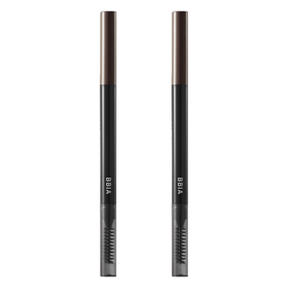 BBIA 魅雅 超自然雙頭防水抗暈持久眉筆 0.25g, 02 Dark Brown, 2支