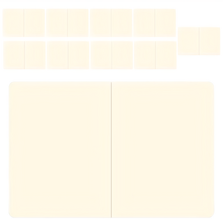 牛皮筆記本, A4 (20X28cm), B5 (17.3X25cm), A5 (14X20.5cm), 方格，空白，橫線, 1組