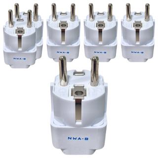 Dr.AV 聖岡科技 歐規大圓萬國轉換插頭 NWA-9 250V 16A, 1組