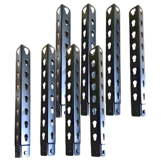 KI WISH 居家生活 角鋼增高架30cm Set 4支 角鋼配件, 黑色, 2組