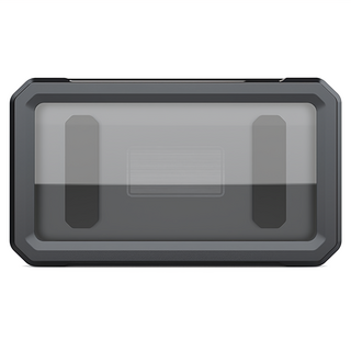 HONG JIN 360度旋轉浴室防水手機盒 黑色 無痕掛牆設計 全包覆嚴密防水 高透視窗 讓您安心享受沐浴時光, 1個