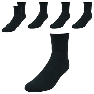 Amiss 機能感 200極細針寬口毛巾氣墊襪 6雙