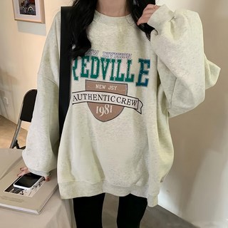 雷德維爾 REDVILLE 內加絨衛衣 New JSY Authentic Crew 1981, 胸寬60cm 肩寬62cm 袖長51cm 長68cm, 灰色