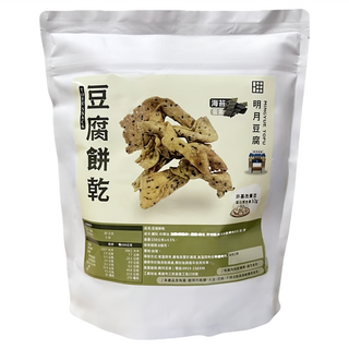 明月豆腐 豆腐餅 海苔口味 150g 酥脆涮嘴非基改黃豆, 1包