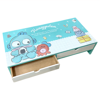 Sanrio 三麗鷗 螢幕鍵盤架 50 x 24 x 11.4cm, 人魚漢頓 好友野餐 藍色