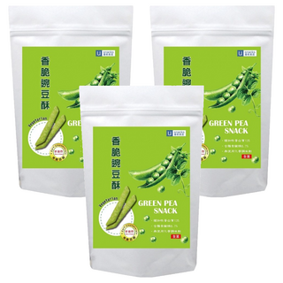 優穀美身 香脆豌豆酥 非油炸 全素, 60g, 3包