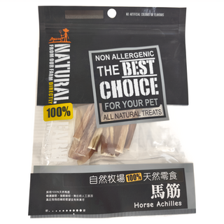 NATURAL FARM 自然牧場 紐西蘭天然零食 馬筋 大 60g 狗零食, 1包