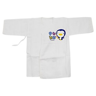 PUKU 藍色企鵝 紗布肚衣 100%棉(紗布) 台灣製造, 50cm, 白色, 1件