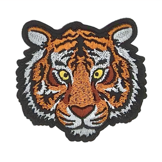 Hi 刺繡貼紙, 老虎, 1張