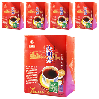 永發茗茶 冷泡決明茶 台灣製茶八十年 袋茶, 4.6g, 16包, 5盒