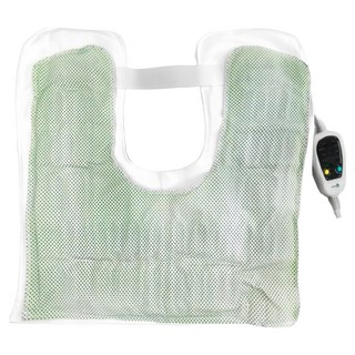 Besmed 貝斯美德 濕熱電毯 熱敷墊 ㄇ型肩頸專用, BE264A, 綠色