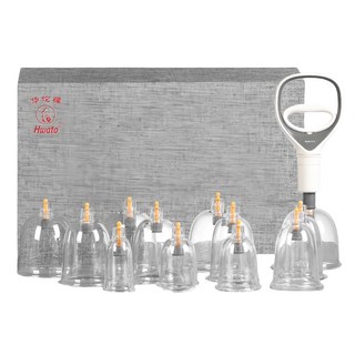 Hwato 華佗牌 拔罐錦緞禮盒12件組, 1組