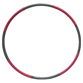 EDISH 八節可拆呼拉圈 PVC材質 粉灰色 總長度95cm, 1組, 1.1kg