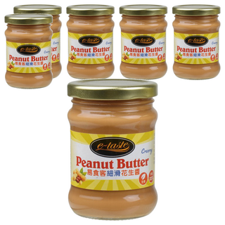 e-taste 易食客 細滑花生醬 227g, 6罐