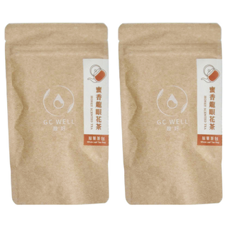 GC WELL 幾好 蜜香龍眼花茶 原葉茶包, 3g, 7包, 2袋
