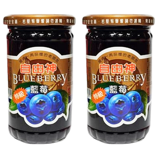 自由神 特級藍莓果醬 台灣產, 400g, 2罐