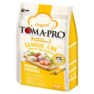 TOMA-PRO 優格 高齡貓 高纖低脂配方 乾飼料, 雞肉 + 米, 7kg, 1袋