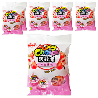 晶晶 白桃風味蒟蒻凍 Juicy Choice, 168g, 6袋