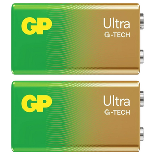 GP Batteries 超霸 Ultra鹼性電池 9V, 1入, 2顆