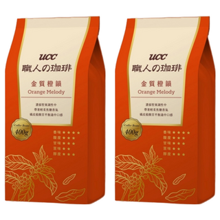 ucc 職人的珈琲 金質橙韻咖啡豆, 咖啡豆(無研磨), 400g, 2包