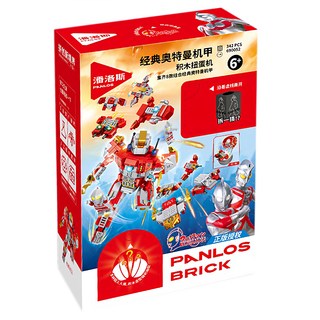 PANLOS 潘洛斯 宇宙超人機甲積木扭蛋機8IN1, PA690052 多色, 1盒