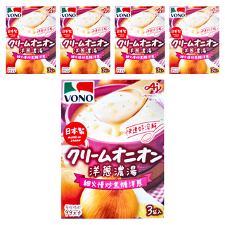 VONO 味之素 醇緻原味 洋蔥濃湯，口感滑順濃醇 營養暖胃, 47.4g, 5盒