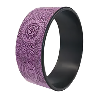 三次方 達摩輪 PU款 紫色 PU+PP材質 承重100KG 改善僵硬脊椎/舒展背部, 32 x 13cm, 1個