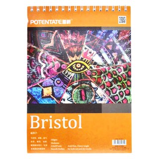 POTENTATE 遵爵 布里斯托 插畫本 240gsm 36張 適用於乾濕媒材, A4, 1本