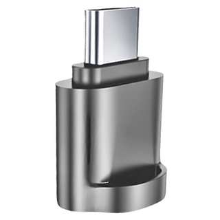 【喜悠力】Type-C TF記憶卡OTG轉接器 灰色 高速傳輸 手機記憶卡擴充, QL12EEX1PATC2, 1個