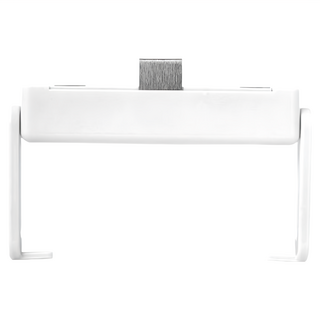 KM 免打孔 櫥櫃捲紙架 ABS+不鏽鋼板, 銀色, 1個