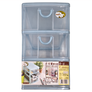 DOLEDO 大三層置物架 B-6 160x230x273mm 台灣製造, 藍色, 3層