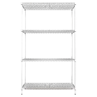 dayneeds 日需百備 荷重型鎖管架, 電鍍, 4層