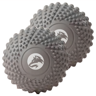 MICHAEL FITNESS 麥克健身 80D磁力按摩球，TPE材質，筋膜放鬆，全身按摩，改善痠痛, 灰色, 2個