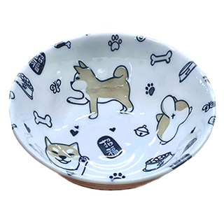 Ciao Li 僑俐餐瓷 柴犬6井, 陶瓷 日本產, SI-6, 1個