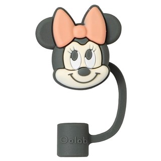 Oolab 良杯製所 繪想年代系列矽膠防塵 細吸管蓋 米妮限定款, 1個, 1個