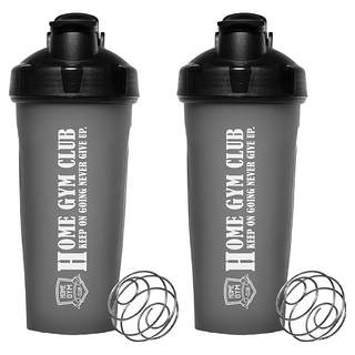 HOME GYM CLUB 居家健身 健身搖搖杯 FO004, 700ml, 2個, 黑色